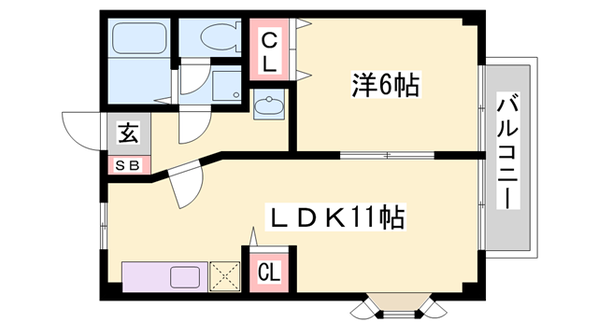 明石駅 バス12分  井出下車：停歩3分 2階の物件間取画像